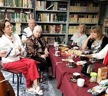 Литературные чтения в библиотеке Русского клуба, посвященные 135- летию со дня рождения Бориса Пастернака