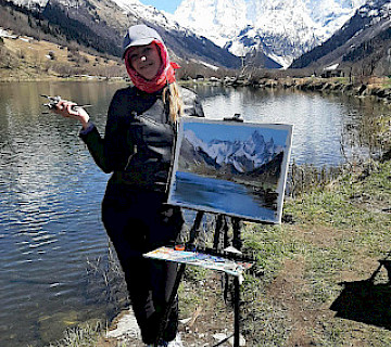 Интервью с Юлией Гарридо( Ващенко) перед открытием персональной выставки в Русском клубе в Стратфилде