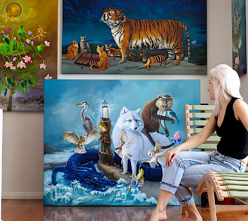 Meet the artists of the Christmas exhibition on December 7 at the Russian Club