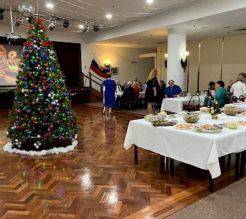 Празднование Нового года в Русском клубе