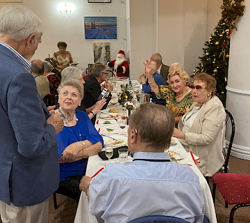 Празднование Нового года в Русском клубе
