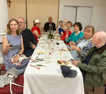Празднование Нового года в Русском клубе