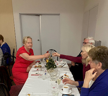 Празднование Нового года в Русском клубе