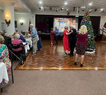 Празднование Нового года в Русском клубе