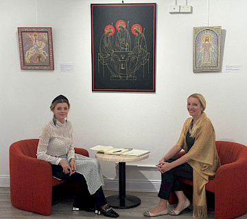 Открылась выставка икон Анны Прейзе "Живая традиция. Икона ХХI века"