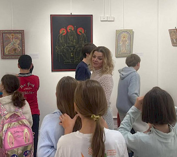Открылась выставка икон Анны Прейзе "Живая традиция. Икона ХХI века"